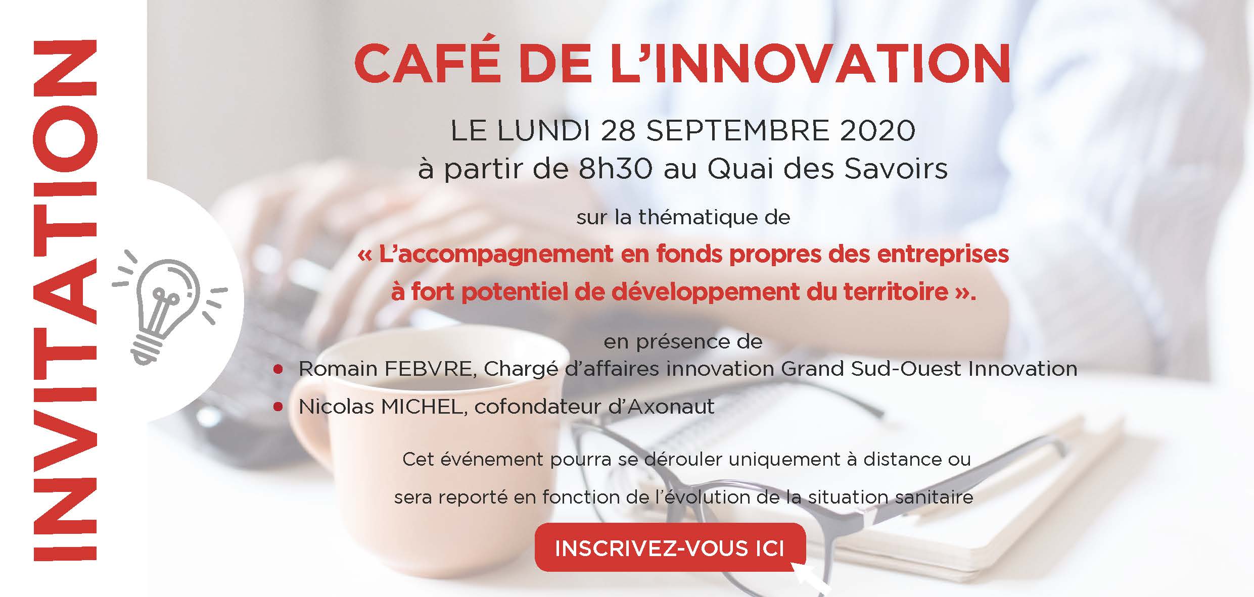 Invitation - Cafe de l'innovation-28-09-2020- Generique-V3